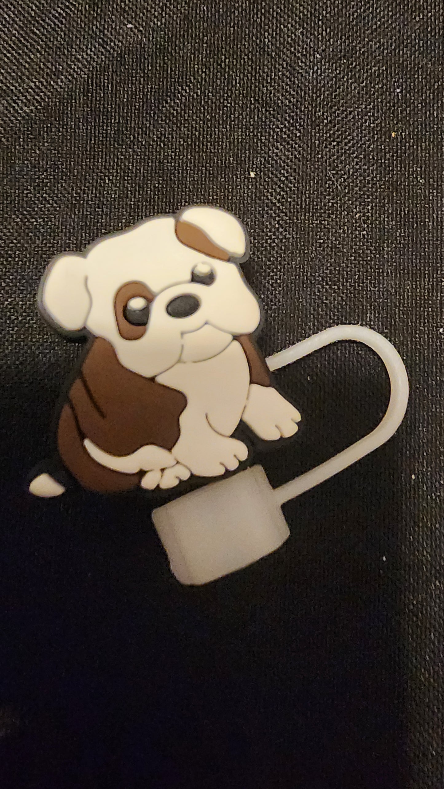 Puppy Dog Straw Topper