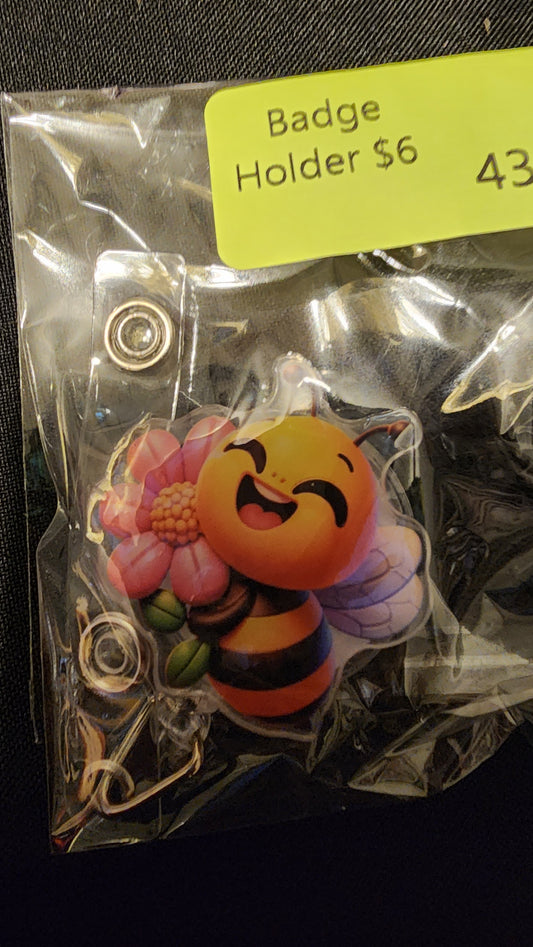 Bumble Bee Badge Reel