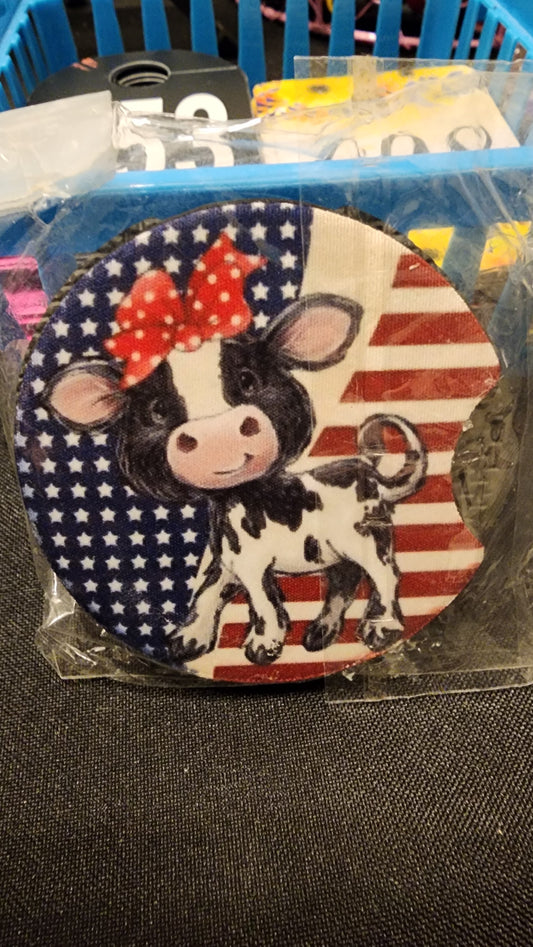 Cow Car Coasters