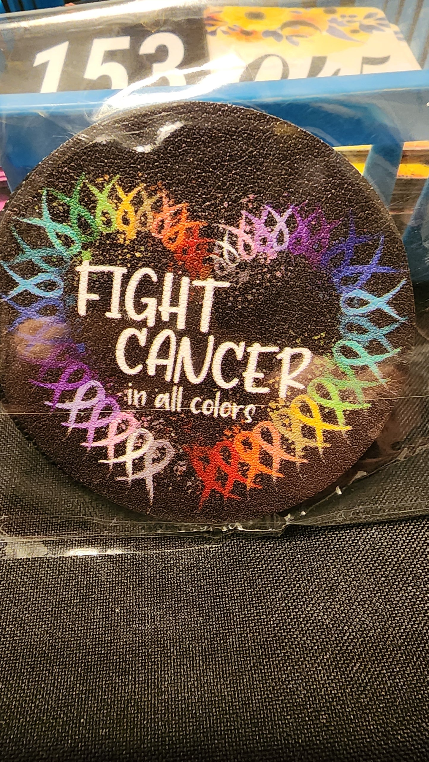 Fight Cancer Car Coaster