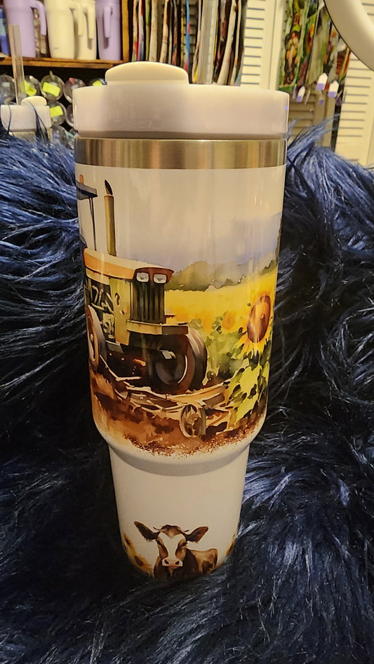 Tractor Tumbler 40oz