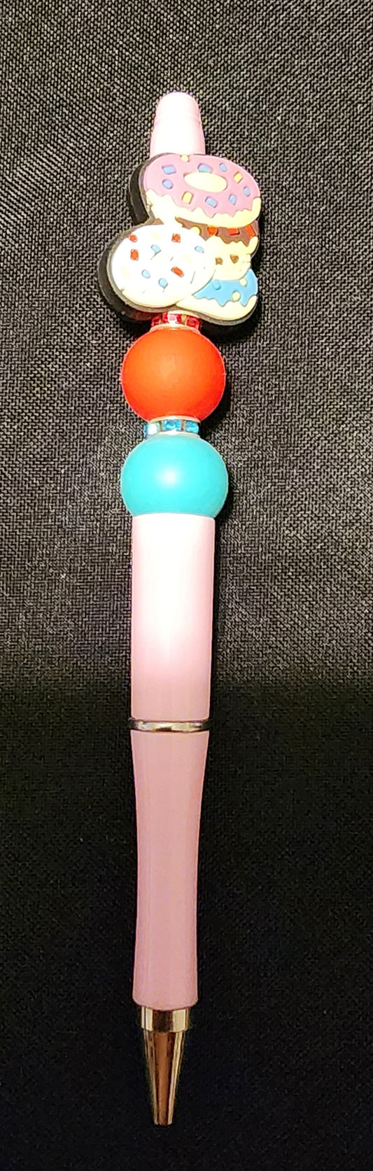 Pink double donut pen