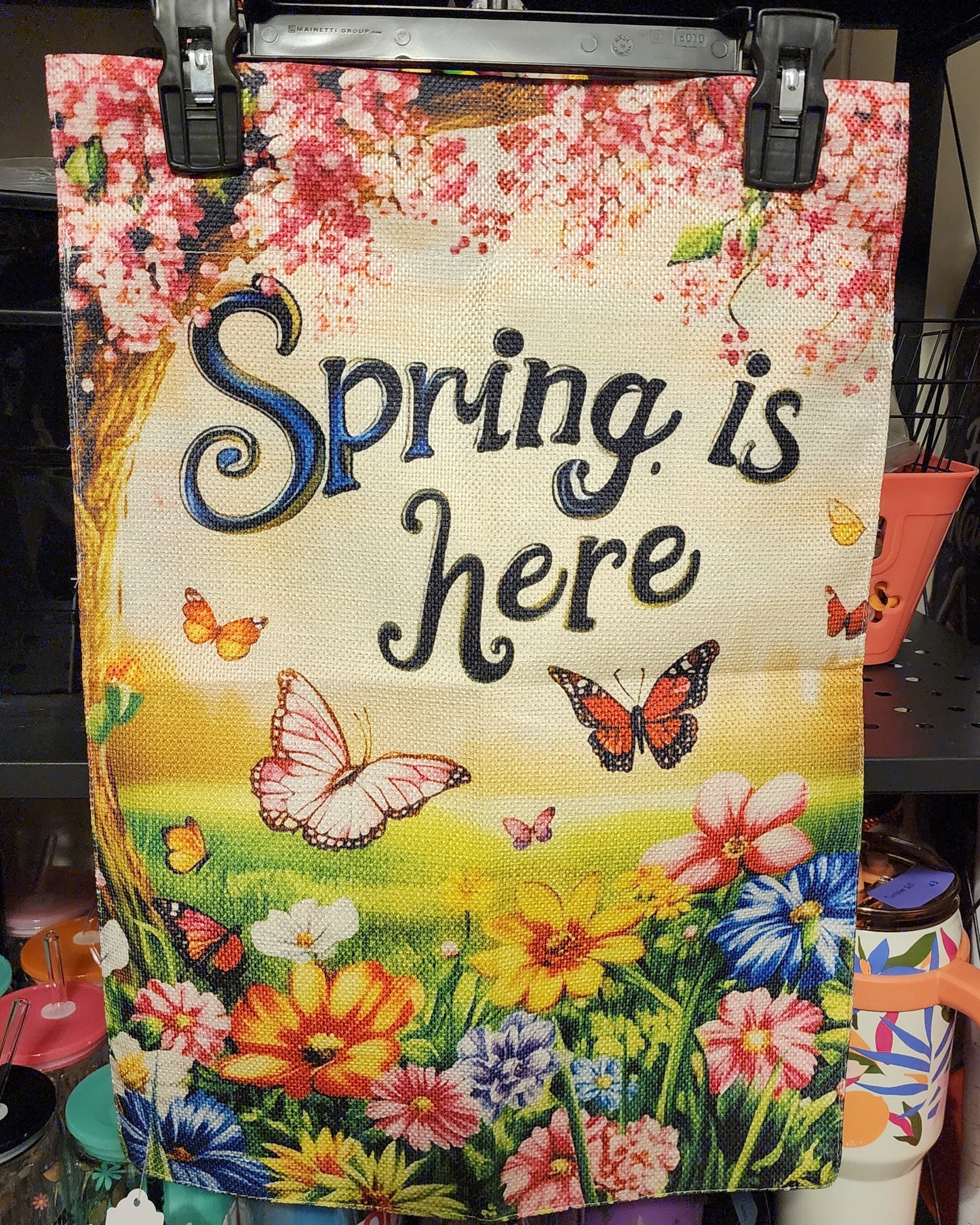 Spring Is Here Garden Flag